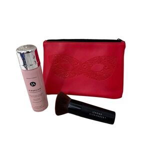 Jerome Alexander Airbrush Foundation Light Medium Kabuki Brush Ipsy Makeup Bag